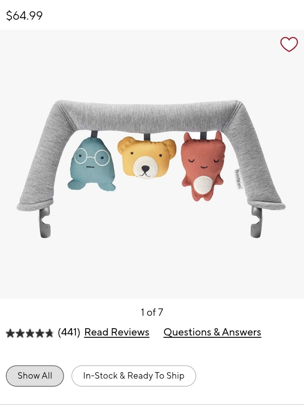 Babybjörn Bouncher TOY BAR